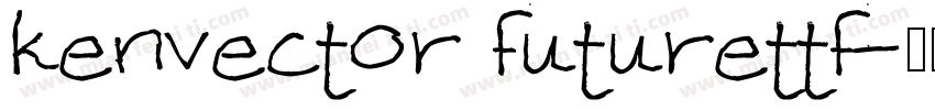 kenvector futurettf字体转换